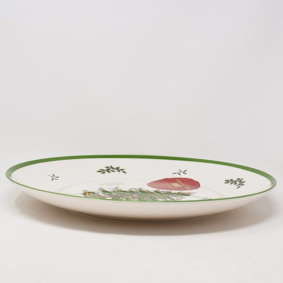 Spode Christmas Tree Platter Round Melamine 14" New Holiday Tray Serving Festive - Picture 9 of 13